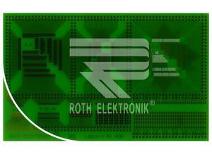 Roth Prototyping board, RE450-LF, 100 x 160 mm, epoxy resin
