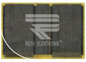 Roth Prototyping board, 160 x 233,4 mm, epoxy resin, Elektronik Roth RE322-LF