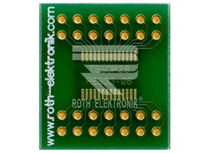 Roth TSSOP multi-adapter board, RE933-06, 21 x 23.5 mm, 28 pins, 0.65 mm pitch