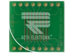 Roth SO16-w multi-adapter board, 1.27 mm pitch, 21 x 22.4 mm