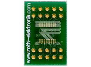 Roth TSSOP multi-adapter board, RE933-04, 16 x 23.5 mm, 20 pins, 0.65 mm pitch