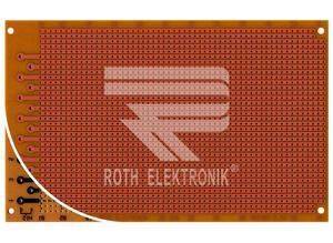 Roth Prototyping board, RE526-HP, 100 x 160 mm, laminated paper