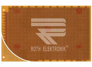 Roth Prototyping board, RE220-HP, 100 x 160 mm, laminated paper