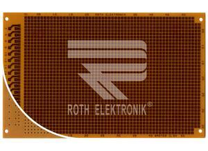 Roth Prototyping board, RE317-HP, 100 x 160 mm, laminated paper