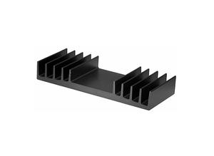 Fischer Profile heatsinks, 4.75 K/W, Aluminium, black anodised