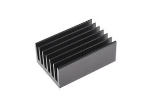 Fischer Profile heatsinks, 2 K/W, Aluminium, black anodised