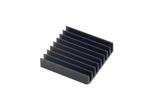 Fischer SMD profile heat sink, 29 K/W, Aluminium, black anodised