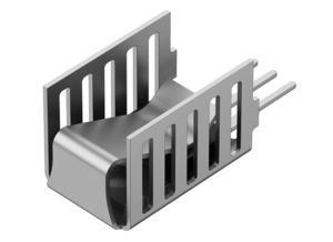 Fischer Heatsink pluggable w/o solder pin, TO 220