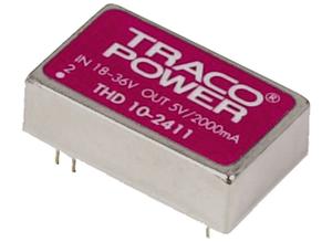 Traco DC/DC converter, 5 V, 10 W, 85 %
