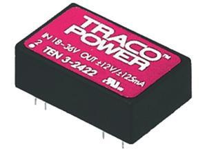 Traco DC/DC converter, 15 V, 3 W, 77 %