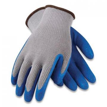 G-Tek GP Latex-Coated Cotton/Polyester Gloves, Medium/Blue