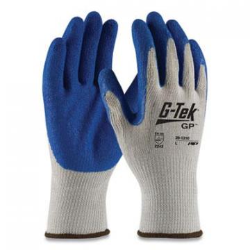 G-Tek GP Latex-Coated Cotton/Polyester Gloves, X-Large/Blue