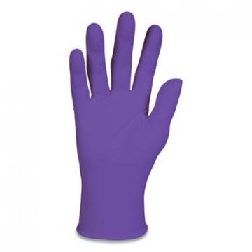 Kimberly-Clark Kimtech PURPLE NITRILE Exam Gloves, 242 mm Length, Large, Purple