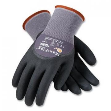 ATG MaxiFlex Ultimate Seamless Knit Nylon Gloves, Nitrile Coated MicroFoam Grip, Small, (34875S)