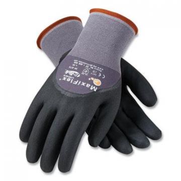 ATG MaxiFlex Ultimate Seamless Knit Nylon Gloves, Nitrile Coated MicroFoam Grip, X-Large, (34875XL)