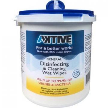 Aktive General Disinfecting & Cleaning Wet Wipes