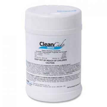 Wexford Labs CleanCide Disinfecting Wipes, Fresh Scent, 6.5 x 6, 160/Canister, 12 Cans/Carton