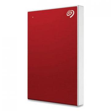 Seagate Backup Plus Slim External Hard Drive, 2 TB, USB2.0/3.0, Red