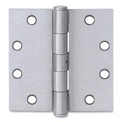 Tell Plain Bearing Door Hinge, 4.5 x 4.5, Satin Stainless Steel