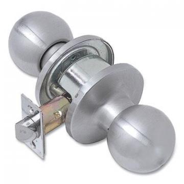Tell Light Duty Commercial Passage Knob Lockset, Stainless Steel Finish