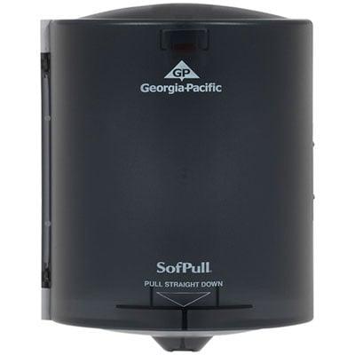 Georgia-Pacific Center Pull Hand Towel Dispenser, 10 7/8wx10 3/8dx11 1/2h, Smoke