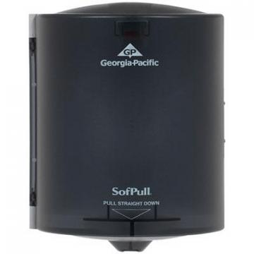 Georgia-Pacific Center Pull Hand Towel Dispenser, 9 1/4wx8 3/4dx11 1/2h, Smoke