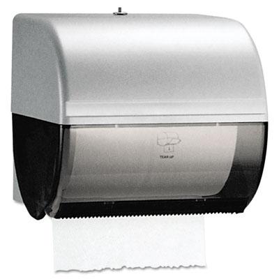 Kimberly-Clark Omni Roll Towel Dispenser, 10 1/2x10x10, Smoke/Gray