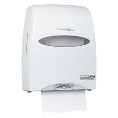 Kimberly-Clark Sanitouch Hard Roll Towel Dispenser, 12 63/100wx10 1/5dx16 13/100h, White