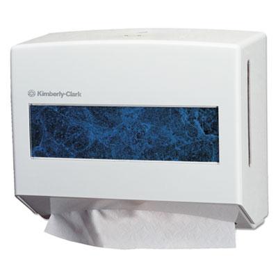 Kimberly-Clark Scottfold Compact Towel Dispenser, 13 3/10x13 1/2x10, Pearl White