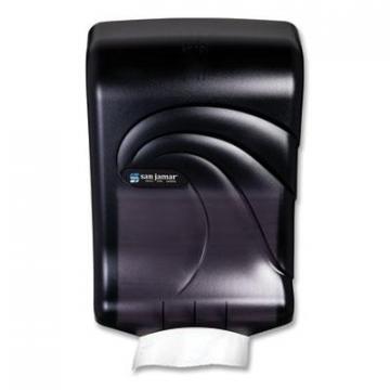 San Jamar Ultrafold Multifold/C-Fold Towel Dispenser, Oceans, Black, 11 3/4x6 1/4x18