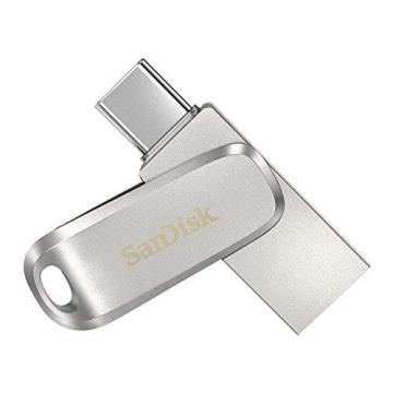 SanDisk Ultra Dual Drive Luxe Type C Flash Drive 64GB, 5Y - SDDDC4-064G-I35