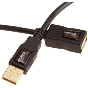 Amazon Basics USB 2.0 Extension Cable - A-Male to A-Female, 9.8 Feet (3 Meters), 10-Pack