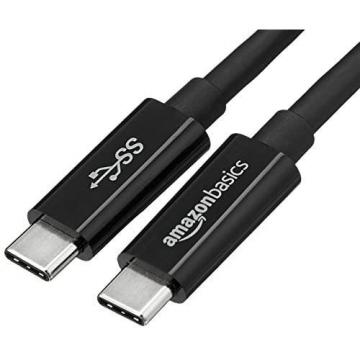 Amazon Basics 3 Feet USB Type C to USB Type C 3.1 Gen1 Cable (Black)