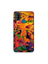 Solimo Designer Multicolor Texture Back Case for Samsung Galaxy M21/M30s