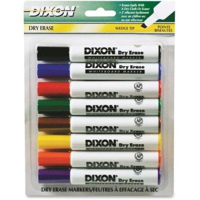 Dixon Ticonderoga Wedge Tip Dry Erase Markers