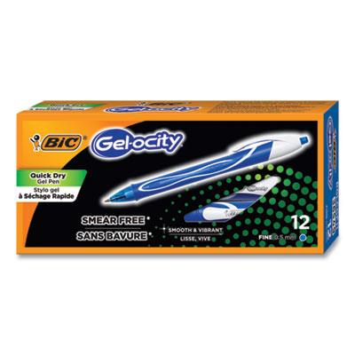 BIC Gelocity Quick Dry 0.5mm Retractable Pens
