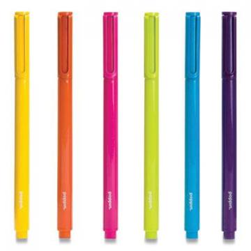 Poppin Signature Ballpoint Pen, Stick, Medium 1 mm, Assorted Ink and Barrel Colors,