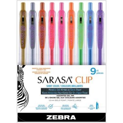 Zebra Pen Sarasa Clip Shiny Colors Gel Retractable Pen