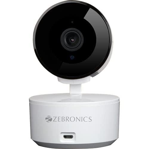 Zebronics Zeb-Smart Cam 102 Smart WiFi PTZ Indoor Camera with Motion Detection, Day/Night Mode