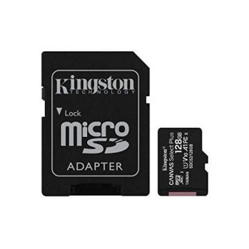 Kingston Canvas Select Plus 128GB microSD Card Class 10 UHS-I speeds up to 100MB/s