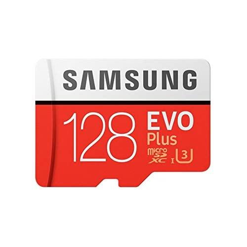 Samsung EVO Plus 128GB microSDXC UHS-I U3 100MB/s Full HD & 4K UHD Memory Card with Adapter