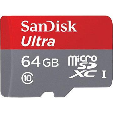 SanDisk Ultra 64GB UHS-I Class 10 Micro SD Memory Card