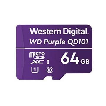Western Digital WD Purple 64GB Surveillance and Security Camera Memory Card for CCTV & WiFi Cameras