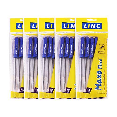 Linc Maxo Fine Ball Pen, Blue, 25 pcs
