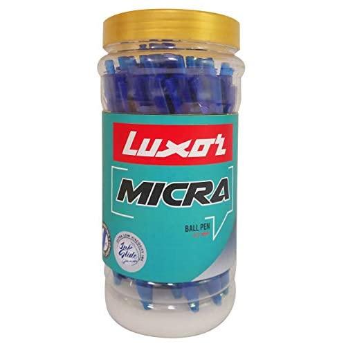 Luxor Micra Ball Pen Pack of 25 with Jar