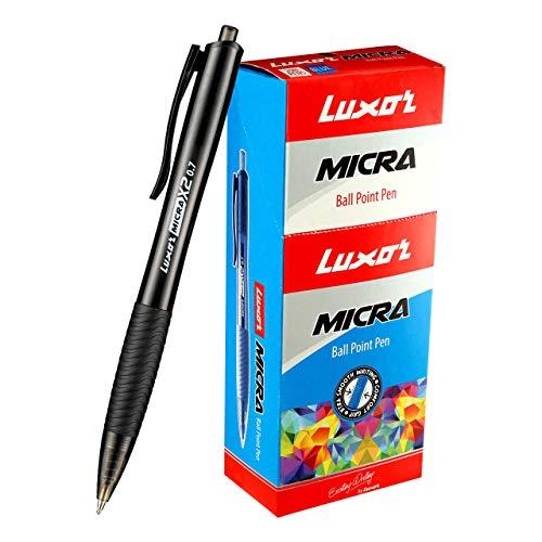 Luxor Micra Ball Pen Black (Box of 20)
