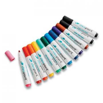 IdeaPaint Dry Erase Marker, Bullet Tip, Assorted Colors, 12/Pack (24372708)