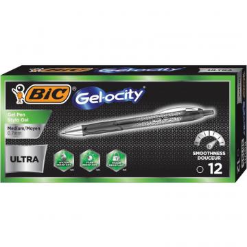 BIC Gelocity 0.7mm Ultra Retractable Gel Pen