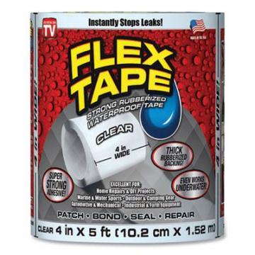Flex Seal General Purpose Repair Tape, 4" x 1.67 yds, Clear