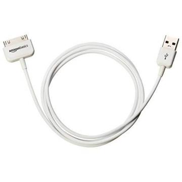 Amazon Basics Apple Certified 30-Pin to USB Cable for Apple iPhone 4, iPod, iPad 3rd Gen 3.2 ft